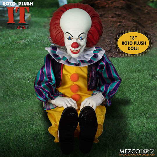 Mezco Toys It: Pennywise Plush 1990 Φιγούρα Δράσης 46εκ.