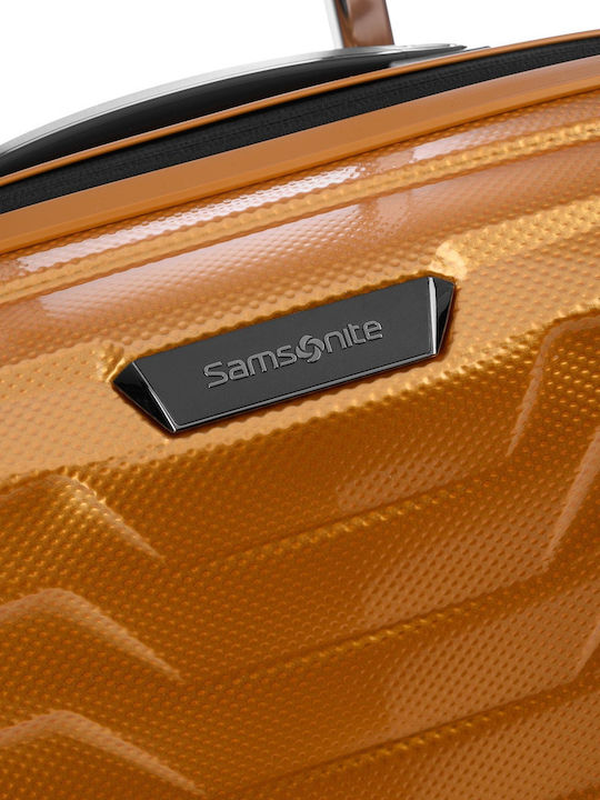 Samsonite Proxis Βαλίτσα Ταξιδίου Καμπίνας Σκληρή Χρυσή με 4 Ρόδες Ύψους 55εκ.