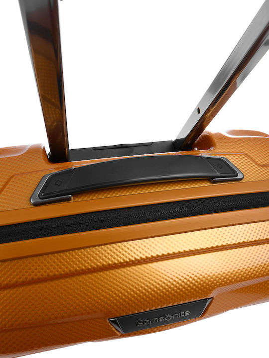Samsonite Proxis Βαλίτσα Ταξιδίου Καμπίνας Σκληρή Χρυσή με 4 Ρόδες Ύψους 55εκ.