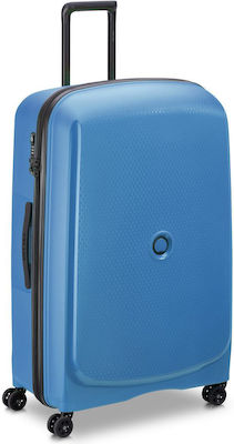 Delsey Belmont Plus Large Suitcase H82.5cm Blue Expandable