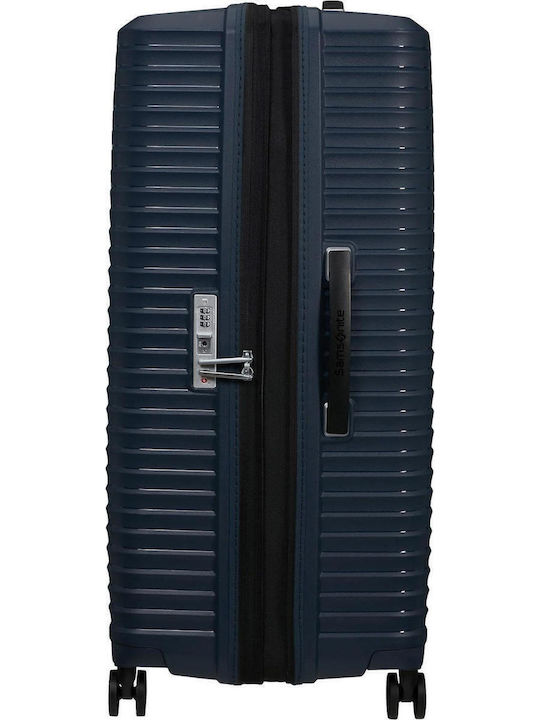 Samsonite UPSCAPE Μεγάλη Βαλίτσα Ταξιδίου Σκληρή Μπλε με 4 Ρόδες Ύψους 81εκ.
