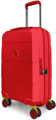 Bg Berlin Expandable Zip2 Cabin Travel Suitcase Hard Red with 4 Wheels Height 55cm