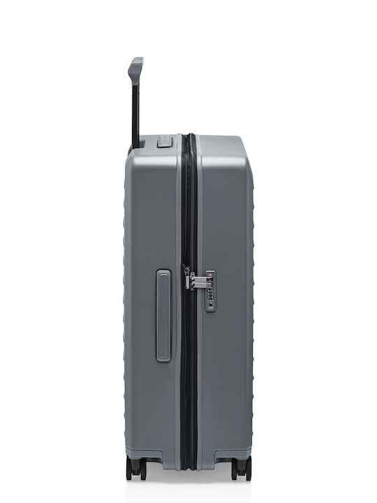 Porsche Design Roadster Μεγάλη Βαλίτσα Ταξιδίου Σκληρή Γκρι με 4 Ρόδες Ύψους 78εκ.