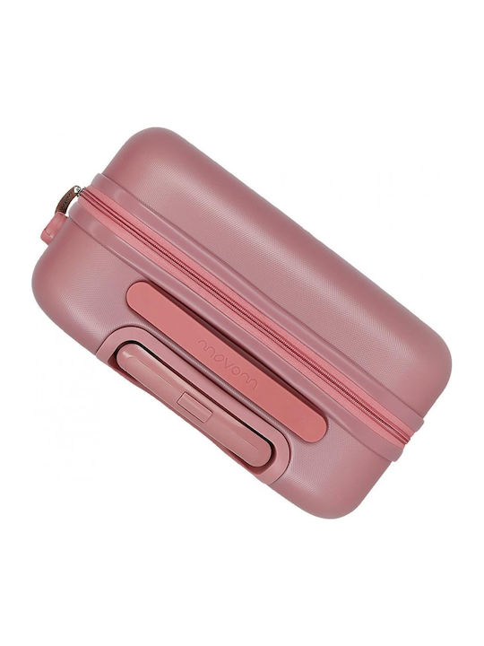 Movom Riga Cabin Hard Pink Suitcase with 4 Wheels Height 55cm