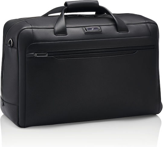 Porsche Design Roadster Σακ Βουαγιάζ Μαύρο από Δέρμα Μ51xΠ24xΥ35εκ.