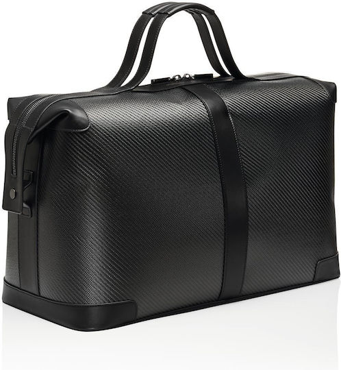 Porsche Design Weekender Σακ Βουαγιάζ Μαύρο από Δερματίνη Μ50xΠ22xΥ32εκ.