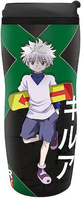 Abysse Hunter X Hunter Gon and Killua Стъкло Термос Пластмаса Зелен 355мл ABYTUM047