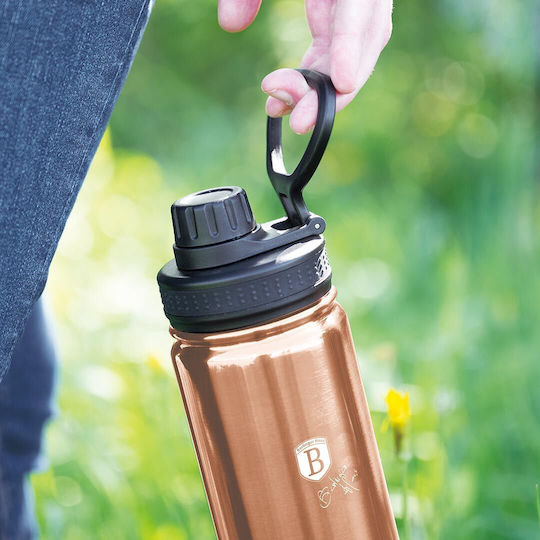 Berlinger Haus Metallic Line Bottle Thermos Stainless Steel 540ml Rose Gold Edition with Mouthpiece