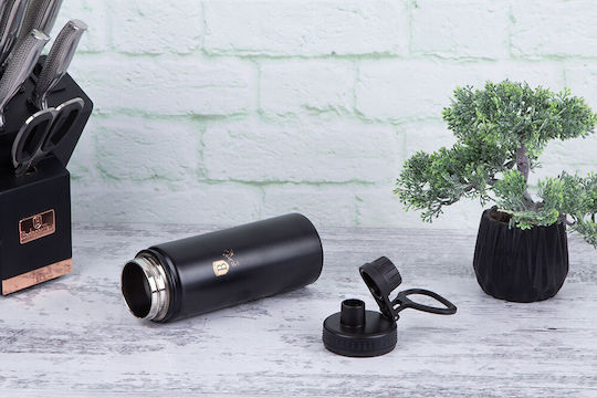 Berlinger Haus Black Rose Collection Bottle Thermos Stainless Steel 540ml Black with Mouthpiece