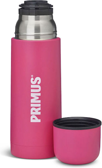 Primus Bottle Μπουκάλι Θερμός Ανοξείδωτο 350ml Ροζ με Καπάκι-Κύπελλο