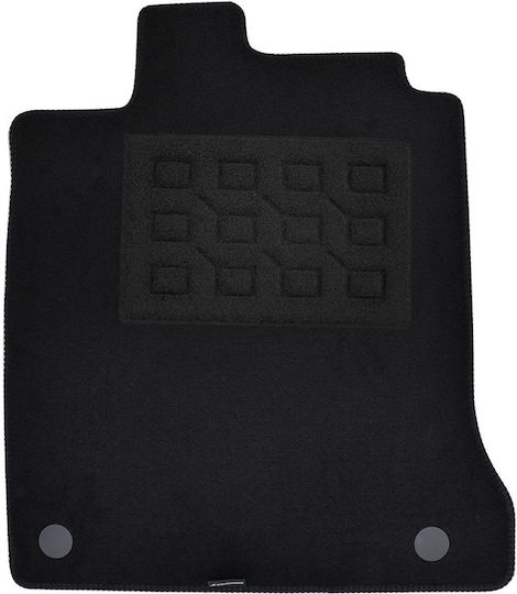 Cik Set of Front and Rear Mats 4pcs for Renault Laguna Black