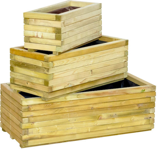 Showood Topf Hölzernes 110x50x37cm.