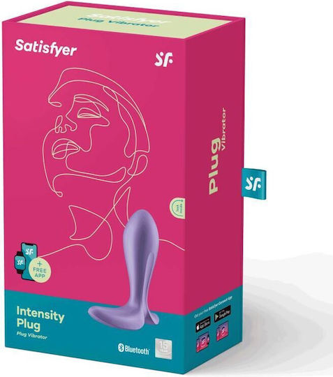 Satisfyer Intensity Plug Πρωκτική Σφήνα Μωβ