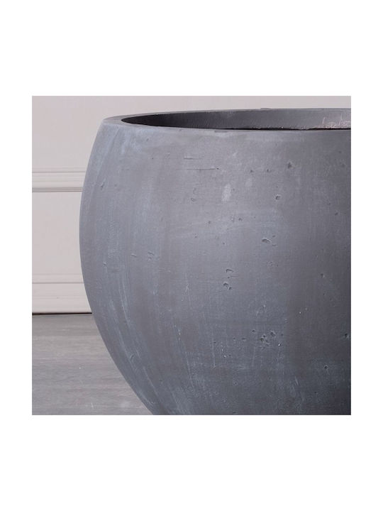 Supergreens Rocky Κασπώ Κεραμικό Γκρι 30x30x23εκ.