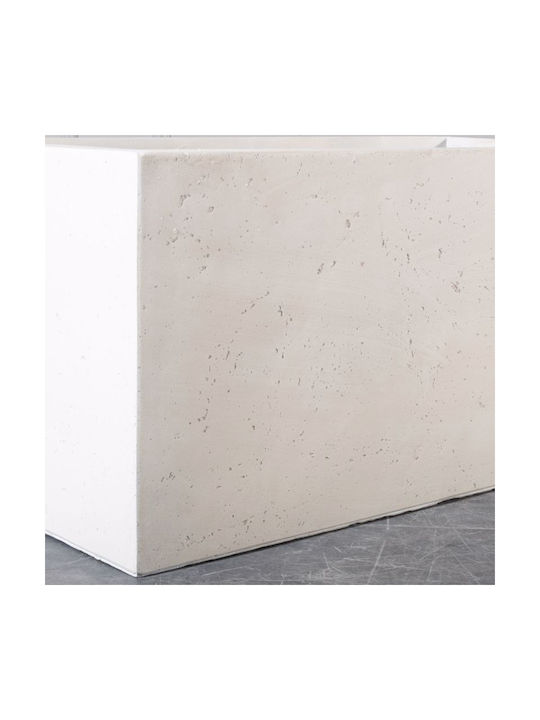 Supergreens Dusty Blumenkasten Keramik Beige 60x30x30cm.