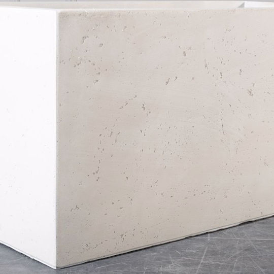 Supergreens Dusty Planter Box Ceramică Bej 60x30x30cm.