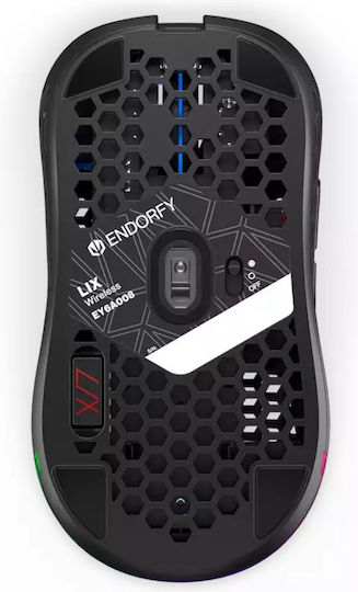 Endorfy LIX Безжична RGB Геймърска Мишка 16000 DPI Черен