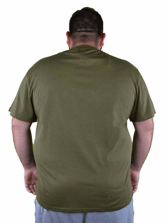 Paco & Co Herren T-Shirt Kurzarm Khaki