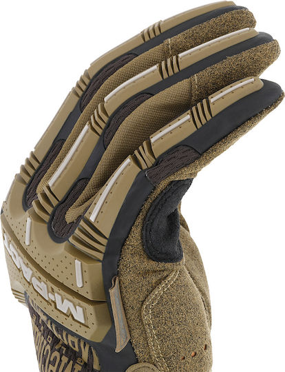 Mechanix Wear M Pact Brown SM Γάντια Εργασίας Καφέ Συνθετικού Δέρματος