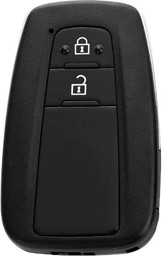 Silicone Car Key Cover Case with 3 Buttons for Toyota C-HR Black