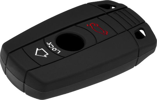 Silicone Car Key Cover Case for Bmw Black