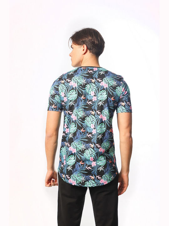 Paco & Co Ανδρικό T-shirt Raff Floral