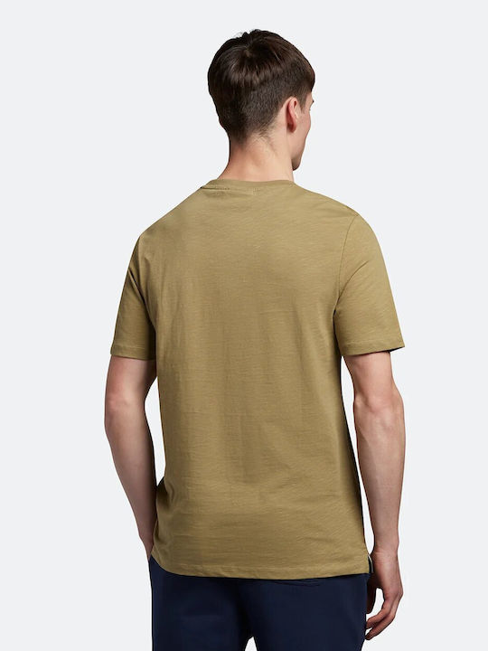 Lyle and Scott Seaweed Men's Short Sleeve T-shirt Khaki