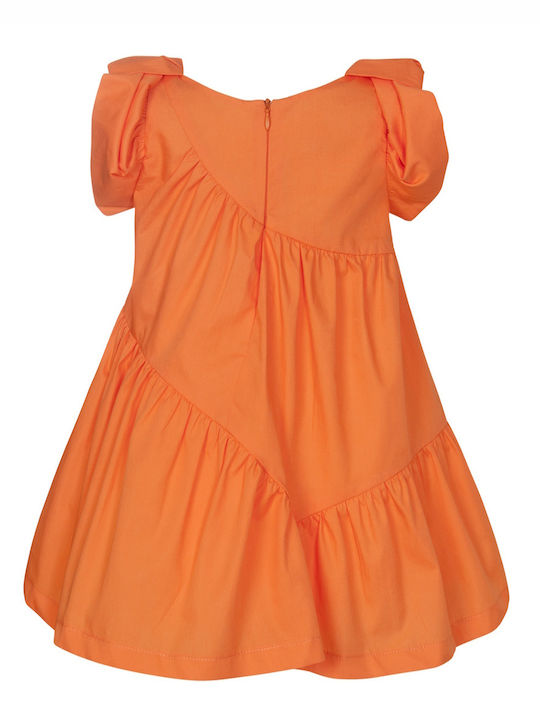 Balloon Chic Kids Dress Sleeveless Orange