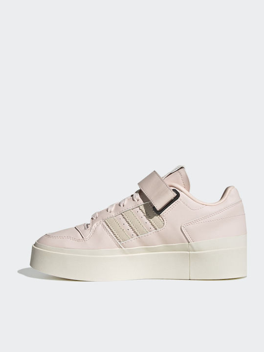 Forum Bonega Damen Flatforms Sneakers Bliss Orange / Cloud White / Core Black
