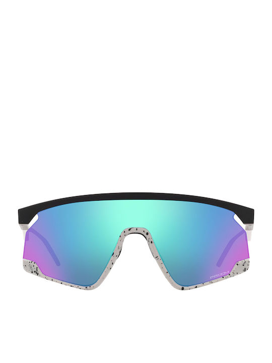 Oakley Bxtr Unisex Sunglasses with Black Plastic Frame and Light Blue Lens OO9280-03
