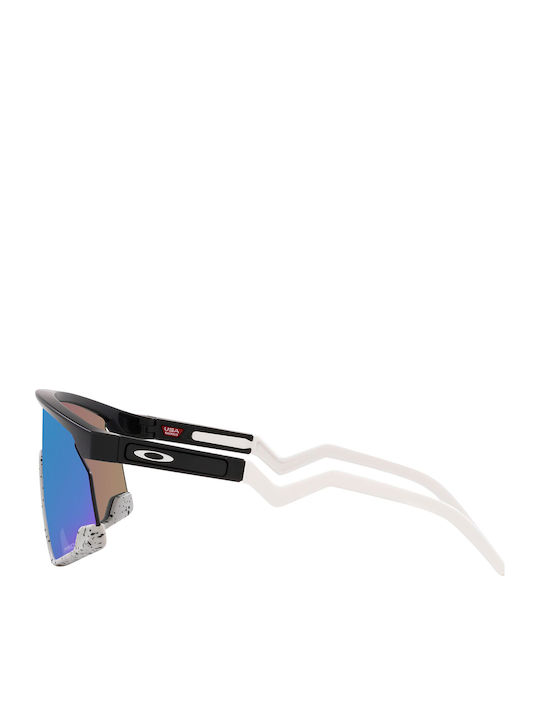 Oakley Bxtr Unisex Sunglasses with Black Plastic Frame and Light Blue Lens OO9280-03