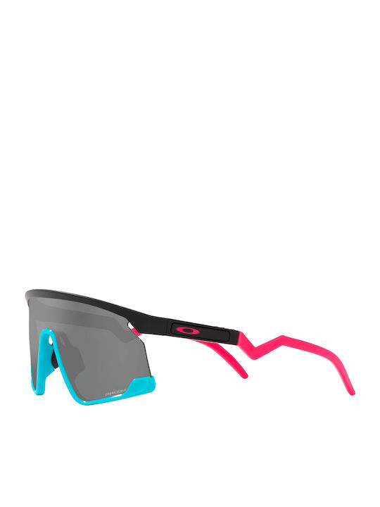 Oakley Bxtr Unisex Sunglasses with Multicolour Plastic Frame and Black Lens OO9280-05