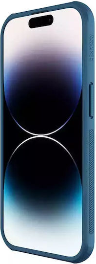 Nillkin Super Frosted Shield Pro Logo Hole Back Cover Plastic Albastru (iPhone 14 Pro)
