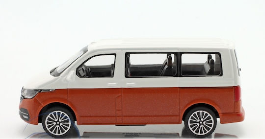 Bburago Αυτοκινητάκι Volkswagen VW T6.1 Transporter - Κόκκινο 1:43 για 3+ Ετών