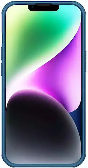 Nillkin Super Frosted Shield Pro Logo Hole Back Cover Πλαστικό Μπλε (iPhone 14 Plus)