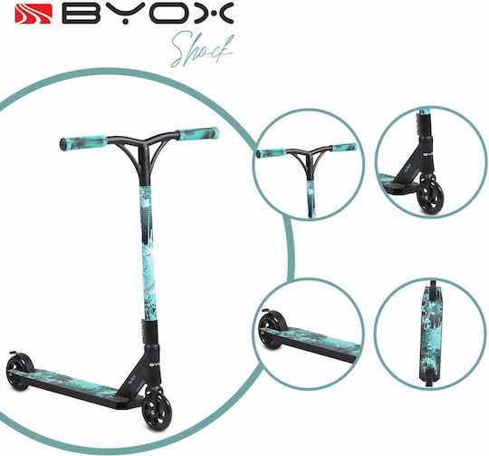 Byox Kids Scooter Shock 2-Wheel Freestyle For 10+ Years Blue