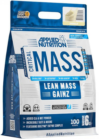 Applied Nutrition Critical Mass Professional Πρωτεΐνη Ορού Γάλακτος με Κρεατίνη & Γεύση Βανίλια 6kg
