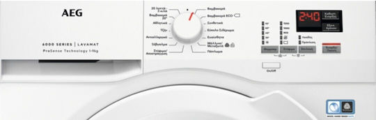 AEG Washing Machine 9kg 1200 Rounds L6FNK29IWG 914 915 259
