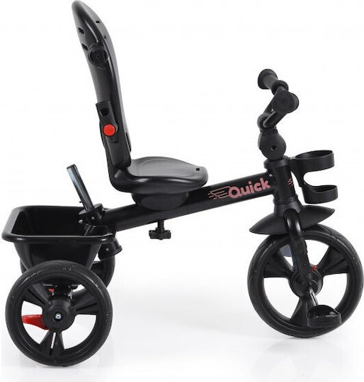 Quick Tricicletă Pentru Copii Cu Mâner Pentru Părinți Pentru 1.5+ Ani Roz