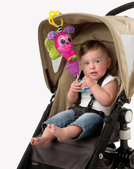 Playgro Κρεμαστό Παιχνίδι Κούνιας και Καροτσιού με Μουσική Musical Pullstring Bunny για Νεογέννητα