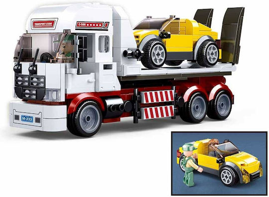 Sluban Τουβλάκια Town: Car Trailer για 6+ Ετών 338τμχ
