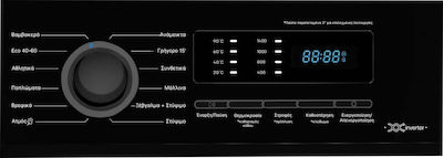 Juro-Pro Πλυντήριο Ρούχων 9kg με Ατμό 1400 Στροφών WM09W WM09W