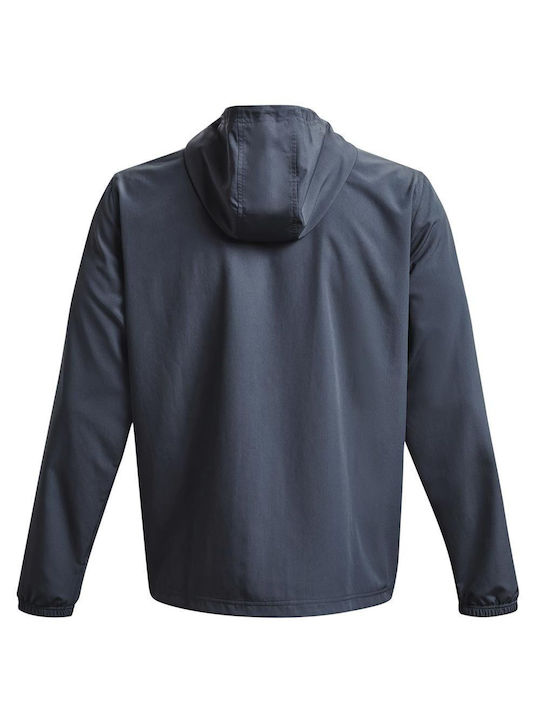 Sportstyle Athletic Jacket Windproof Gray
