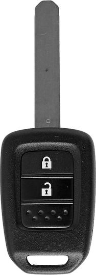 Car Key Cover Case made of with 3 Buttons for Honda in Black Color
