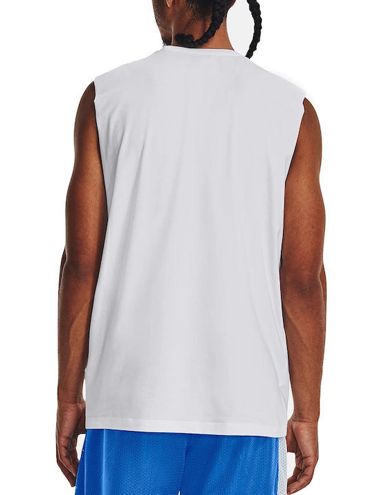 Under Armour Men's Short Sleeve Blouse White