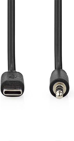Nedis USB 2.0 Cable USB-C male - 3.5mm Black 1m (CCGP65950BK10)