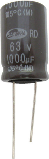 Samwha Samwha Kondensator Elektrolytische 1000μF 63V RD1J108M16025BB