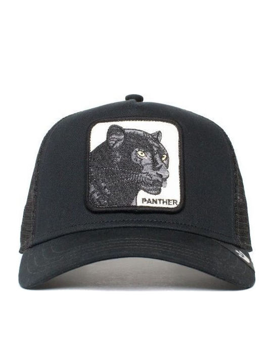 The Panther Trucker Cap Black