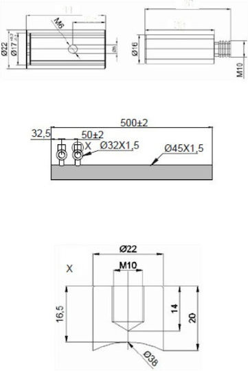 Karag Design 2 Πετσετοκρεμάστρα Μπάνιου 795x500 431kcal/h Ασημί