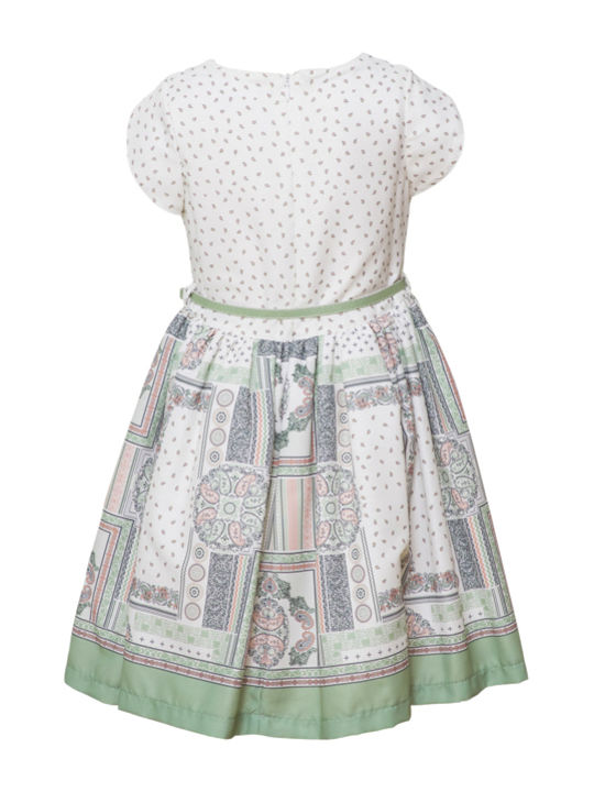 White mint dress for girl Restart for kids 23-4526